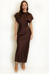 Twist Front Maxi Dress