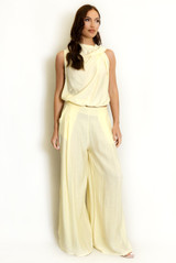 Balloon Hem Top and Trouser Set