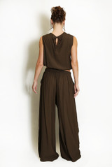 Balloon Hem Top and Trouser Set