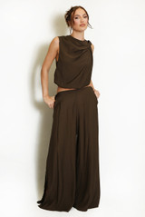 Balloon Hem Top and Trouser Set