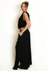 Balloon Hem Top and Trouser Set
