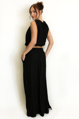 Balloon Hem Top and Trouser Set
