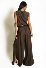 Balloon Hem Top and Trouser Set