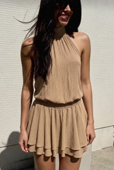 Halterneck Mini Dress