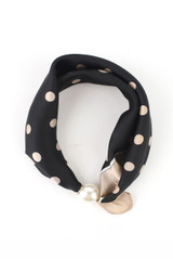 Pearl Clasp Neck Scarf 