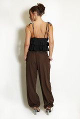 Drawstring Cuff Trousers 