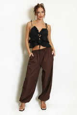 Drawstring Cuff Trousers 