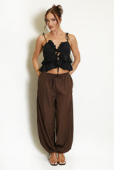 Drawstring Cuff Trousers 