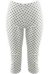 Polka Dot Capri Leggings