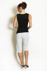 Polka Dot Capri Leggings