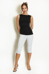 Polka Dot Capri Leggings