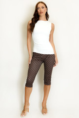 Polka Dot Capri Leggings