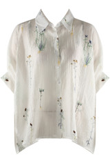 Oversized Embroidered Blouse