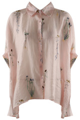 Oversized Embroidered Blouse