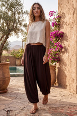 Pleated Balloon Trousers