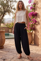 Pleated Balloon Trousers