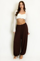 Pleated Balloon Trousers