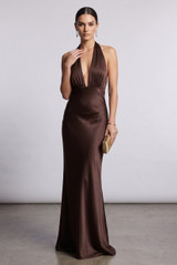 Halterneck Plunging Maxi