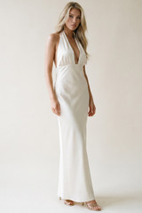 Halterneck Plunging Maxi