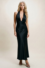 Halterneck Plunging Maxi