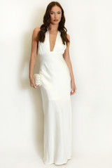 Halterneck Plunging Maxi