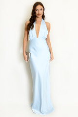 Halterneck Plunging Maxi