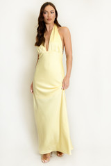 Halterneck Plunging Maxi