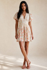 Floral Embroidered Summer Dress
