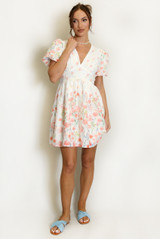 Floral Embroidered Summer Dress