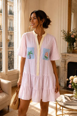 Striped Smock Dress