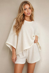 Crepe Textured Top