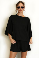 Crepe Textured Top