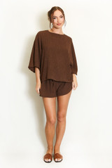 Crepe Textured Shorts