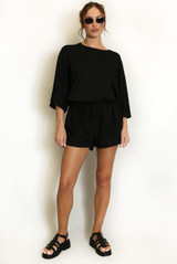 Crepe Textured Shorts