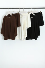 Crepe Textured Top and Shorts Set