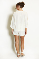 Crepe Textured Top and Shorts Set