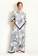Leopard Print Tunic and Trouser Set