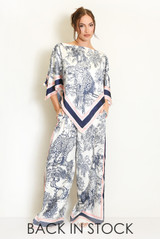 Leopard Print Tunic and Trouser Set