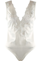Satin Lace Bodysuit