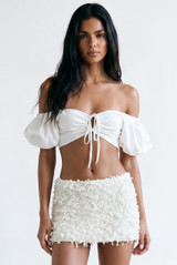 Keyhole Bardot Crop Top