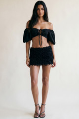 Keyhole Bardot Crop Top