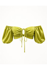 Keyhole Bardot Crop Top