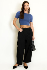 Casual Wide Leg Trousers