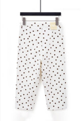 Polka Dots Cropped Capri Jeans 