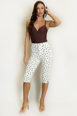 Polka Dot Capri Jegging 