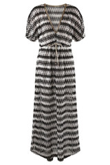 Wavy Embroidered Maxi Dress