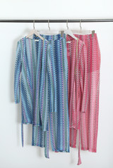 Wavy Tunic And Trouser Set