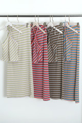 Stripes Halterneck Top and Skirt Set