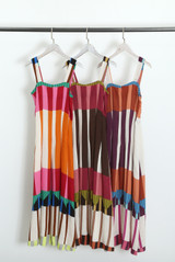 Pleated Swing Midi Dress