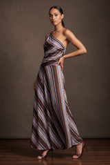 Asymmetric One Shoulder Top and Skirt